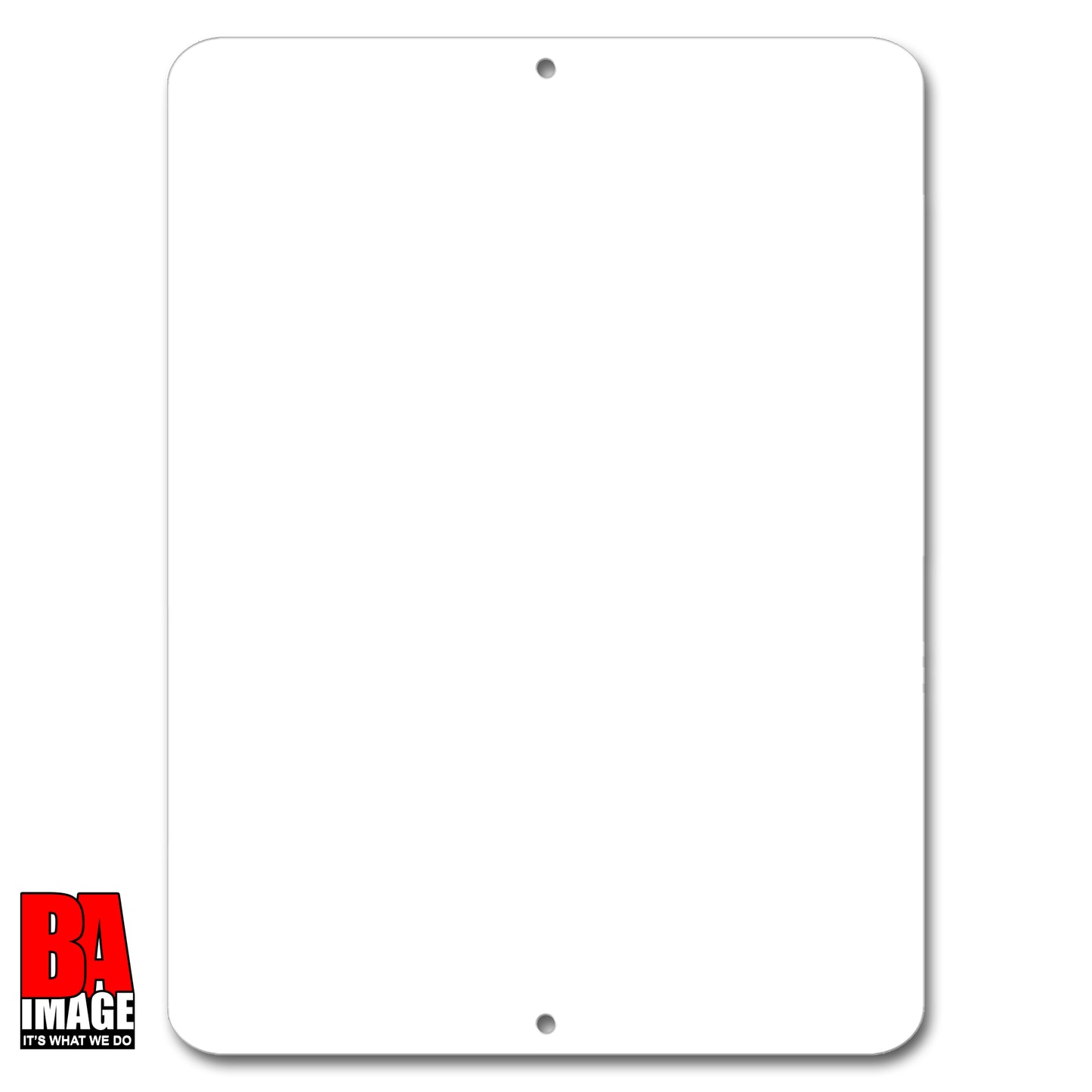 Blank White Aluminum Sublimation Sign Blanks 9x12 inches