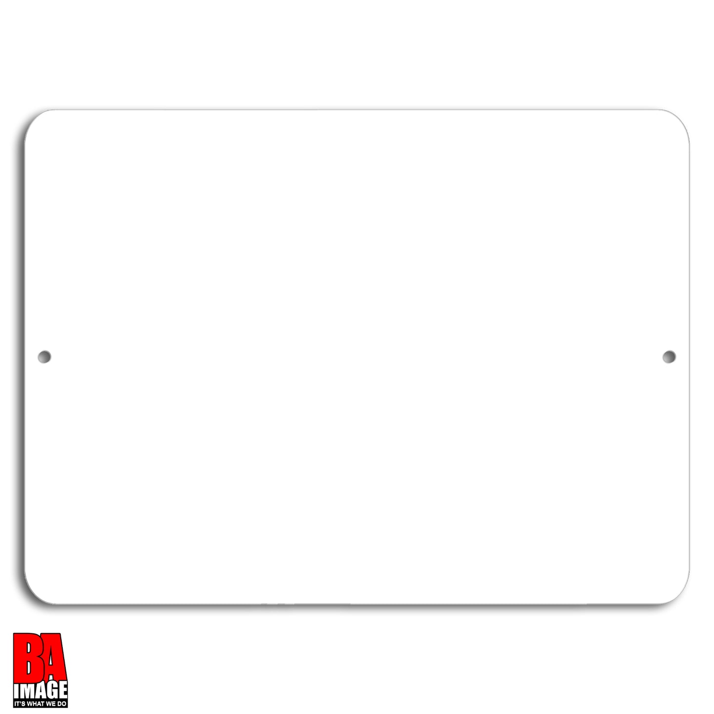 Blank White Aluminum Sublimation Sign Blanks 9x12 inches